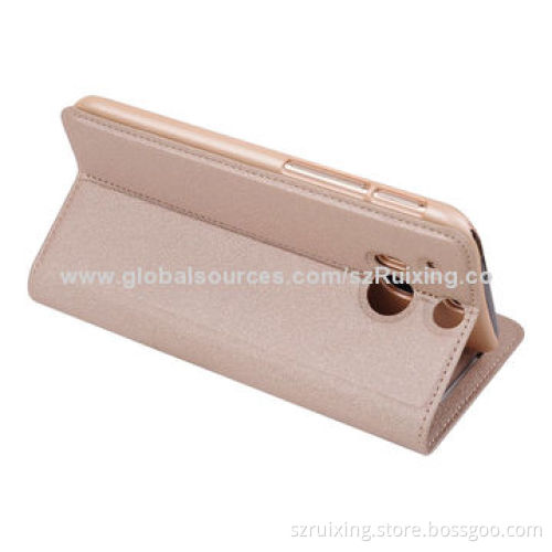 S-view Window Leather Flip Cover Case for HTC One 2/8m, with Stand Function